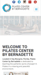 Mobile Screenshot of pilatesbybernadette.com