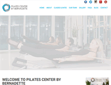 Tablet Screenshot of pilatesbybernadette.com