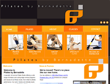 Tablet Screenshot of pilatesbybernadette.ca